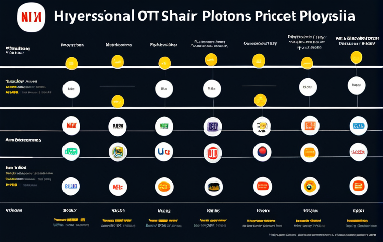 OTT Platform Comparison**

"A clean and modern infographic comparing popular OTT platforms in Malaysia like Netflix, Disney+ Hotstar, Viu, and iQIYI, focusing on monthly subscription price (RM), main content (local & international shows/movies), highest video quality, and number of devices. Simple, easy to read, professional layout. Safe for work, appropriate content, fully clothed, professional, modest."

**